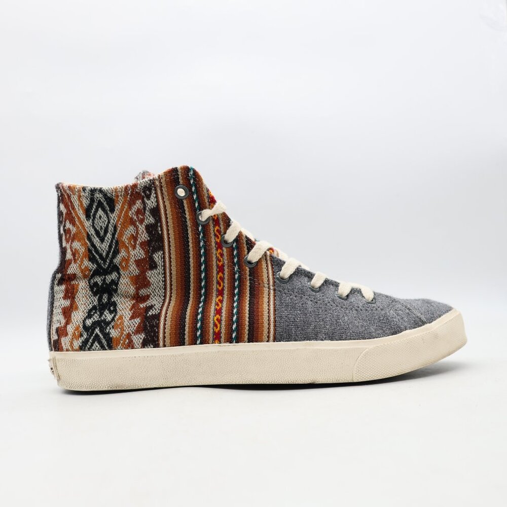Inkkas Aztec Print High Top Casual Sneakers Women's 13 Men's 11 Made in Mexico